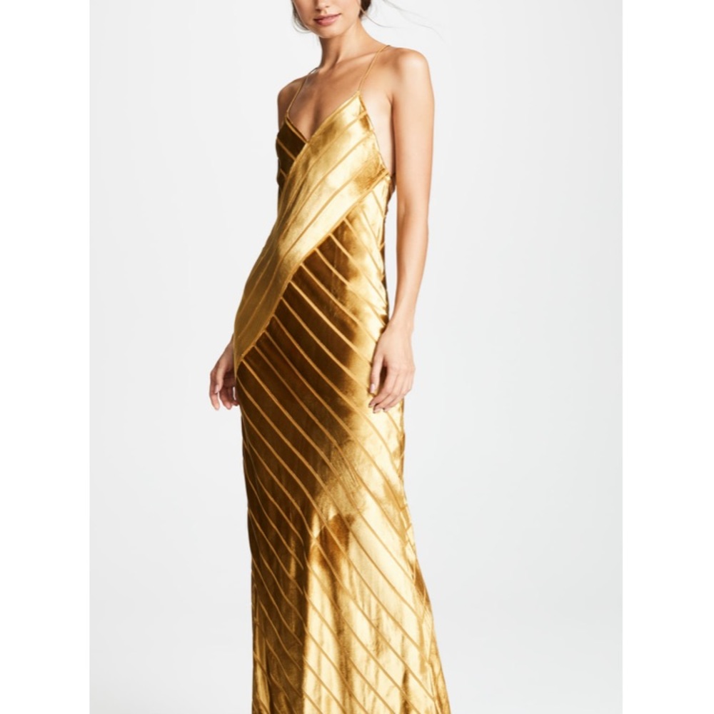 Michelle Mason velvet dress size 2